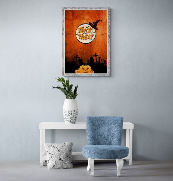 Trick or Treat, Happy Halloween, Trick or Treat Posters, Halloween Wall Art, Digital Download, Instant Download, Happy Halloween Frames - Image 8