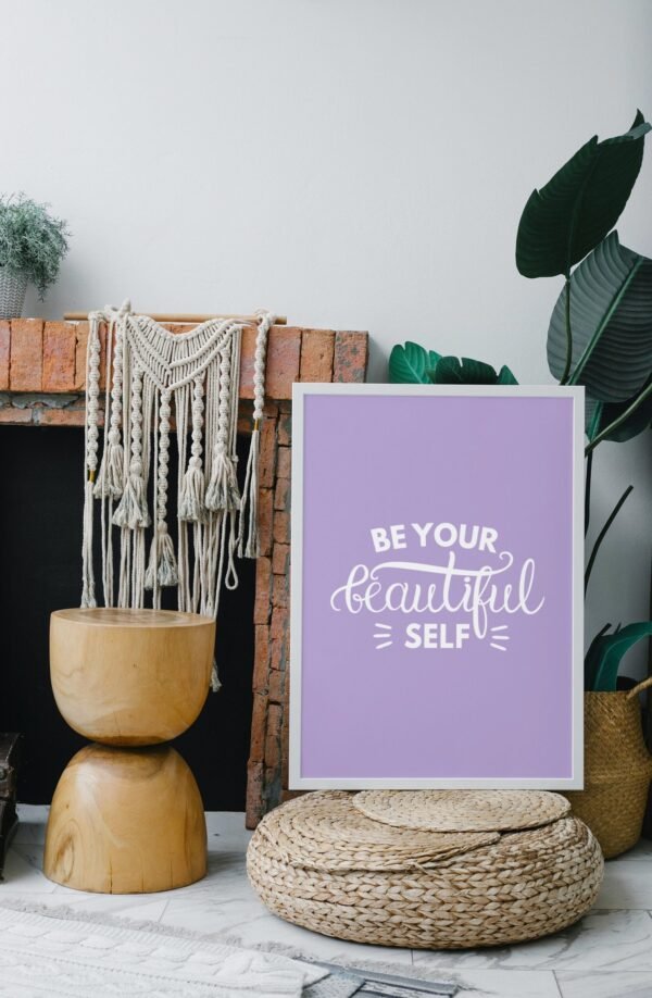 Be Your Beautiful Self, Be Your Beautiful Self Wall Art, Be Your Beautiful Self Digital Art, Digital Download, Be Your Beautiful Self Poster - Image 8