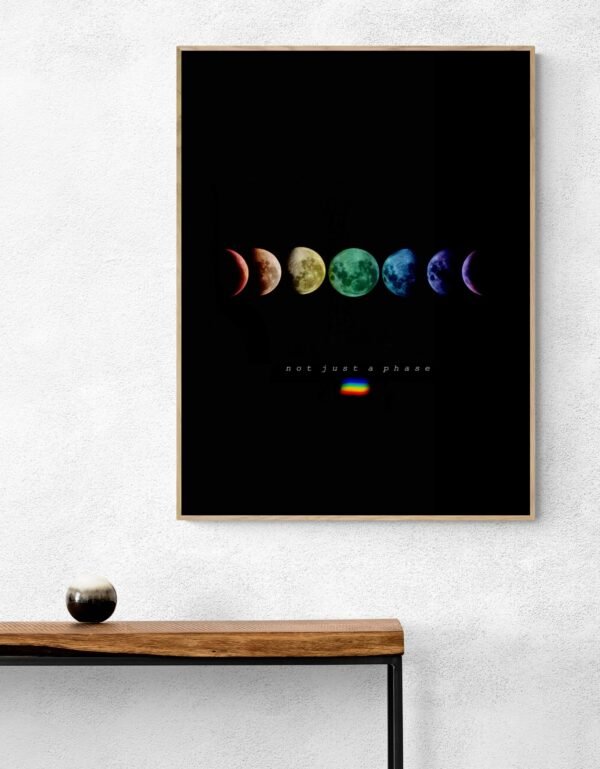 Lgbt Pride Art, Lgbt Wall Decor, Printable Wall Art, Lgbt Canvas, Digital Download - Image 3