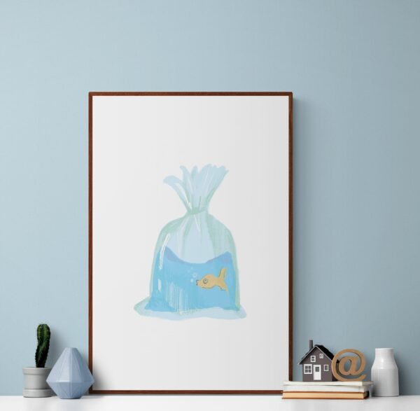 Fish Wall Art, Digital Download, Fish Wall Decor, Fish Print, Fish Wall Hanging, Fish Art Print, Printable Wall Art, Fish Artwork - Image 6