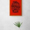 You are the Stronger than you Think, Typography Wall Art, Instant Download, Digital Download, Typography Prints, Typography Quotes - Image 5
