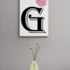 Letter G, Typography Wall Art, Instant Download, Printable Wall Art, Digital Download, Digital Typography Prints, Typography font - Image 2