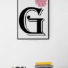 Letter G, Typography Wall Art, Instant Download, Printable Wall Art, Digital Download, Digital Typography Prints, Typography font - Image 7