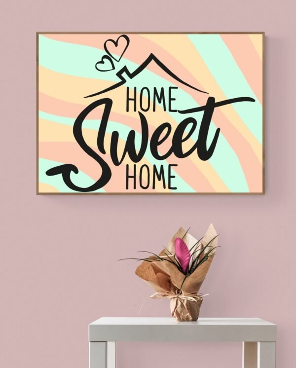 Home Sweet Home Print Art, Housewarming Decor, Digital Download, Housewarming Gifts, Printable Wall Art, Home Love, Wall Art - Image 6
