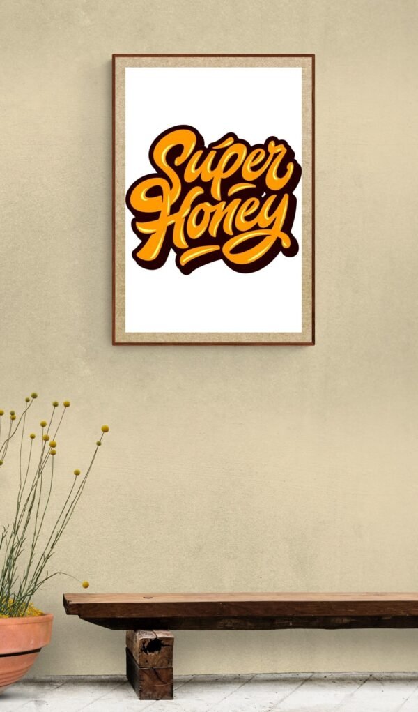 Super Honey, Typography Wall Art, Instant Download, Digital Download, Typography Prints, Digital Prints - Image 8