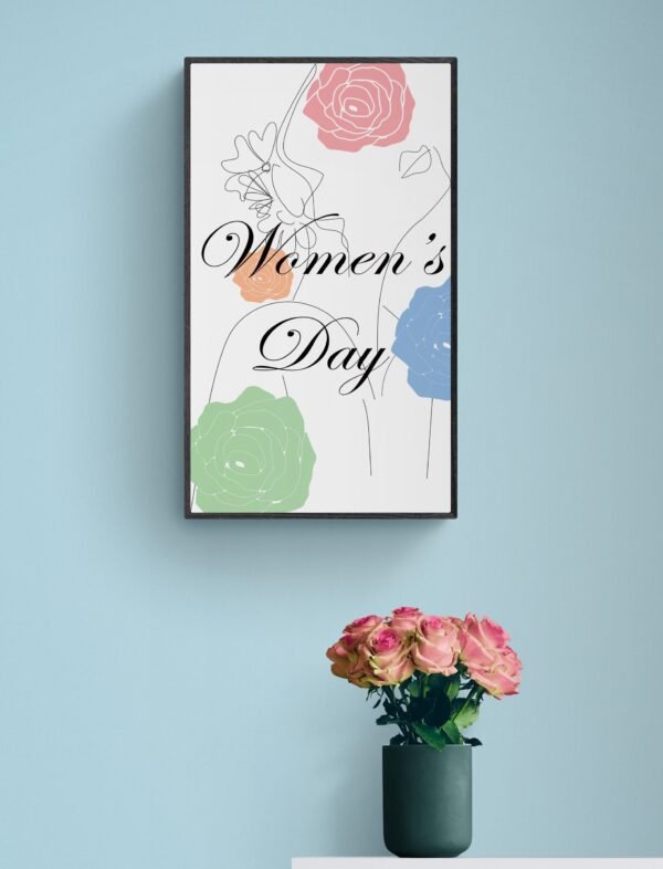 Women's Day, Typography Wall Art, Instant Download, Digital Download, Typography Prints, Typography Quotes, Feminism Art - Image 2