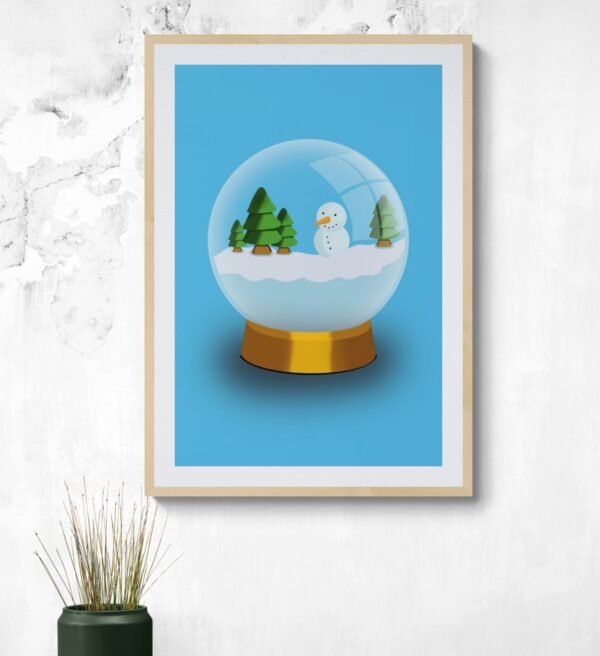 Christmas Wall Art, Digital Download, Christmas Printable, Instant Prints, Christmas Party Background, Christmas Wall Frames, Wall Art - Image 7