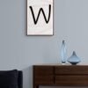Letter W, Typography Wall Art, Instant Download, Digital Download, Typography Prints, Digital Typography - Image 4