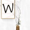 Letter W, Typography Wall Art, Instant Download, Digital Download, Typography Prints, Digital Typography - Image 8