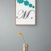 Letter M, Typography Wall Art, Instant Download, Printable Wall Art, Digital Download, Digital Typography Prints, Typography font - Image 4