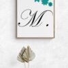 Letter M, Typography Wall Art, Instant Download, Printable Wall Art, Digital Download, Digital Typography Prints, Typography font - Image 8