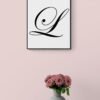 Letter L, Typography Wall Art, Instant Download, Printable Wall Art, Digital Download, Digital Typography Prints, Typography font - Image 9