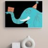 Birthday Elephant Wall Art, Elephant Birthday, Digital Download, Birthday Present, Elephant Wall Art, First Birthday, Printable Wall Decor - Image 2