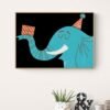 Birthday Elephant Wall Art, Elephant Birthday, Digital Download, Birthday Present, Elephant Wall Art, First Birthday, Printable Wall Decor - Image 5