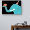 Birthday Elephant Wall Art, Elephant Birthday, Digital Download, Birthday Present, Elephant Wall Art, First Birthday, Printable Wall Decor - Image 8