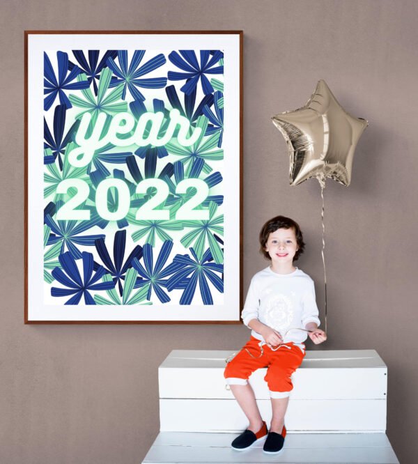 New Year 2022, Happy New Year, Digital Download, Happy New Year Posters, New Year Wall Art, Instant Download, Year 2022 Banners - Image 5