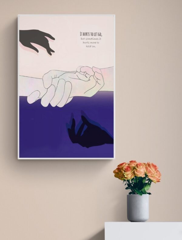 Breakup Wall Art, Divorce Gift, Printable Wall Art, Breakup Gift for her, Breakup Gift for him, Fake Love Wall Art, Digital Download - Image 3
