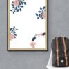Floral Wall Art, Digital Download, Floral Canvas, Floral Printables, Instant Download, Flowers on the Wall, Floral Wallpaper - Image 9