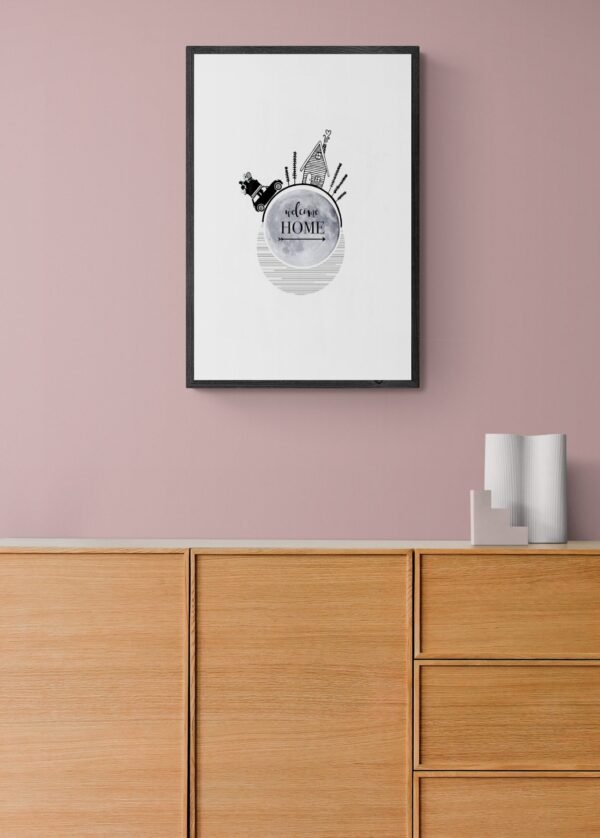 Welcome Home, Home Wall Art, Home Love, Family Love, Digital Download, Living Room Wall Art, Instant Download - Image 2