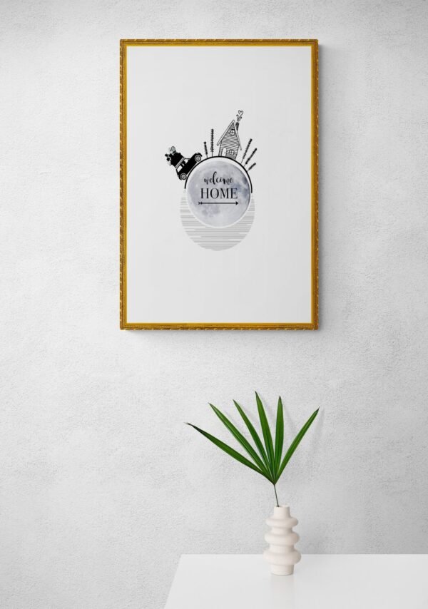 Welcome Home, Home Wall Art, Home Love, Family Love, Digital Download, Living Room Wall Art, Instant Download - Image 6