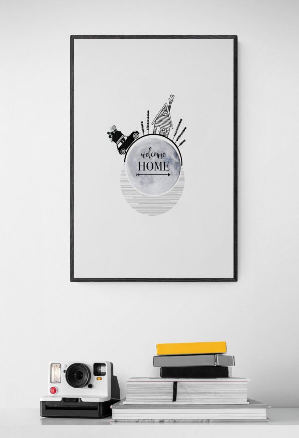 Welcome Home, Home Wall Art, Home Love, Family Love, Digital Download, Living Room Wall Art, Instant Download - Image 7