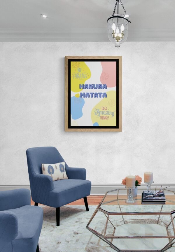 Hakuna Matata, Wall Art, Instant Download, Digital Download, Wall Hangings, Quote Wall Art, Housewarming Gift, Hakuna Matata Posters - Image 2