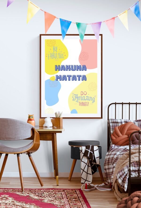 Hakuna Matata, Wall Art, Instant Download, Digital Download, Wall Hangings, Quote Wall Art, Housewarming Gift, Hakuna Matata Posters - Image 9