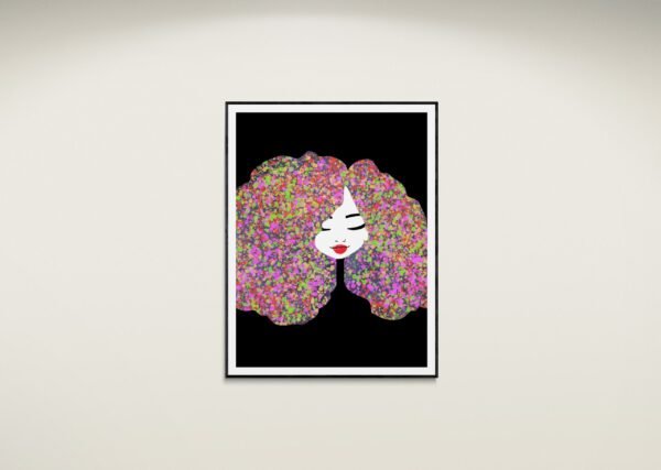 Self Love Wall Art, Self Love Portrait, Self Love Poster, Printable Wall Art, Digital Download
