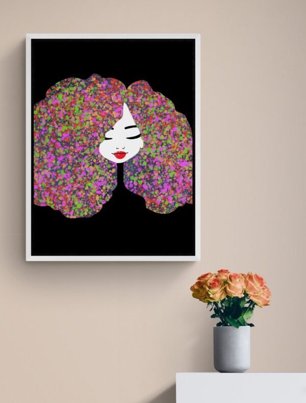 Self Love Wall Art, Self Love Portrait, Self Love Poster, Printable Wall Art, Digital Download - Image 2