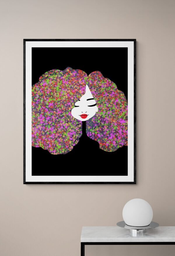 Self Love Wall Art, Self Love Portrait, Self Love Poster, Printable Wall Art, Digital Download - Image 3