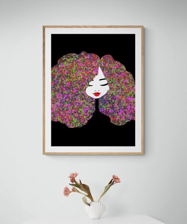 Self Love Wall Art, Self Love Portrait, Self Love Poster, Printable Wall Art, Digital Download - Image 4