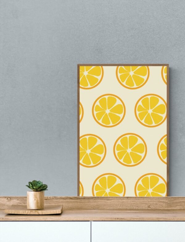 Lemon Wall Art, Lemon Poster, Printable Wall Art, Food Pun Wall Art, Digital Download, Instant Download, Lemon Lover - Image 8