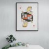 Queen Of Hearts Art, Playing Card Art, Canvas Wall Art, Printable Wall Art, Digital Download - Image 7