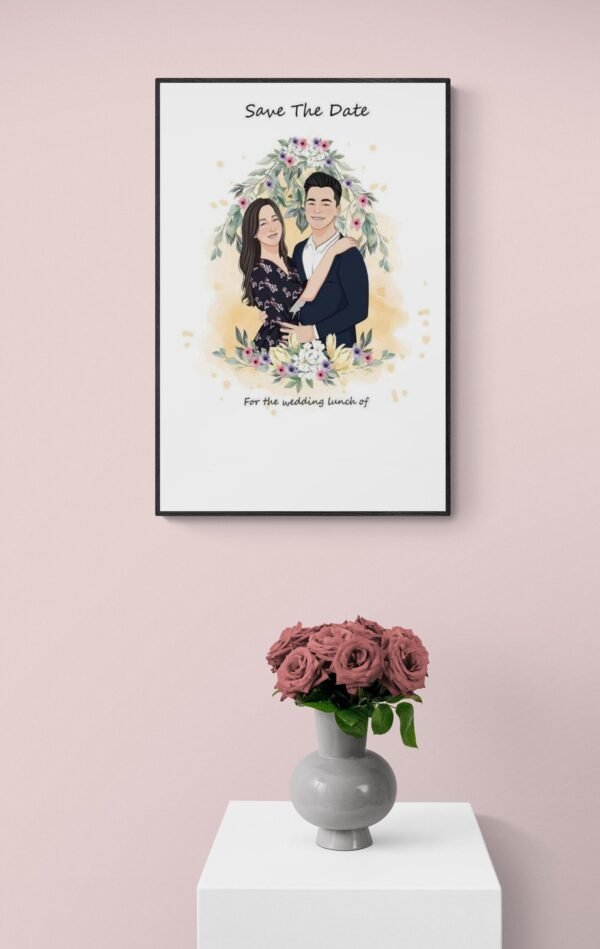 Wedding Wall Art, Couple Prints, Anniversary Gift, Couple Wall Art, Digital Download, Wedding Print, Gift For Him/her - Image 9