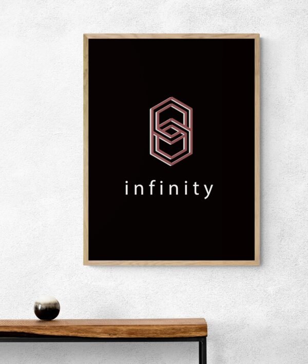 Infinity Wall Art, Infinity Sign, Infinity Symbol, Printable Wall Art, Digital Download - Image 3