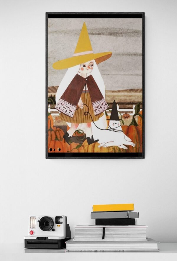 Happy Halloween, Trick or Treat, Halloween Posters, Halloween Wall Art, Digital Download, Instant Download, Happy Halloween Frames