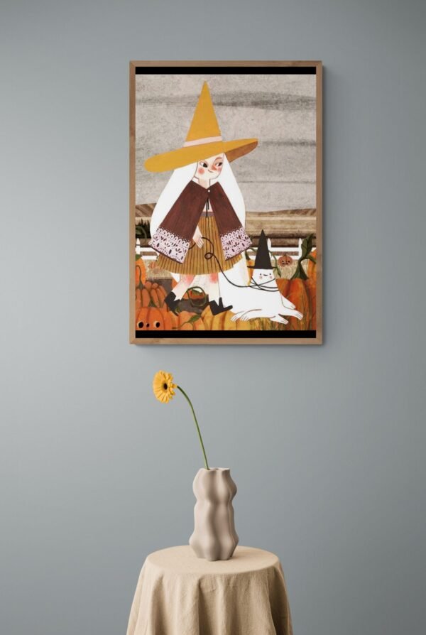Happy Halloween, Trick or Treat, Halloween Posters, Halloween Wall Art, Digital Download, Instant Download, Happy Halloween Frames - Image 2