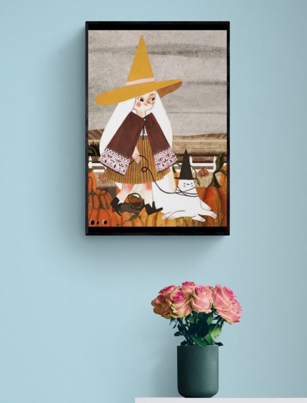 Happy Halloween, Trick or Treat, Halloween Posters, Halloween Wall Art, Digital Download, Instant Download, Happy Halloween Frames - Image 4