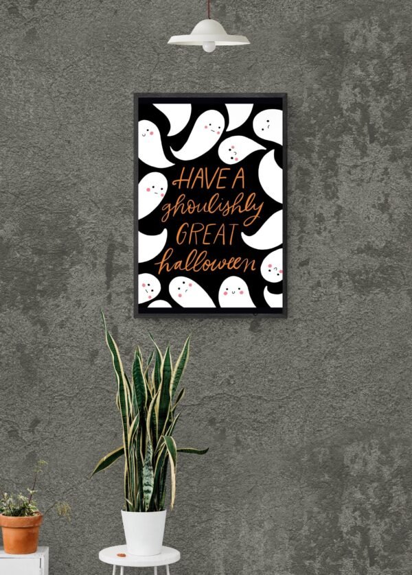 Have a Ghoulishly Halloween, Happy Halloween, Trick or Treat, Halloween Posters, Halloween Wall Art, Digital Download, Instant Download - Image 8
