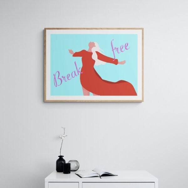Break Free Quote, Self Love Wall Art, Self Love Poster, Self Care Printable, Printable Wall Art, Digital Download - Image 9