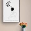 Chaos and Beauty Wall Art, Digital Download, Framed Wall Hanging, Gift for her, Abstract Art, Abstract Art Print, Home Decor - Image 3