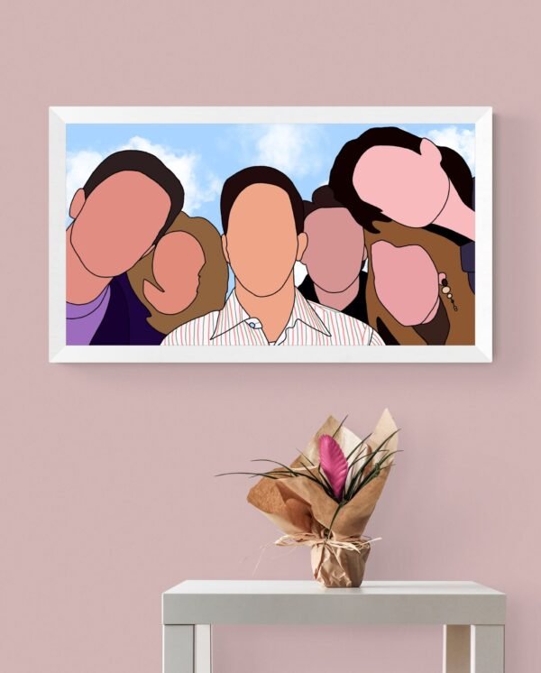 Friends Tv Show Wall Art, Friends Poster, Friends Wall Art, Tv Show Wall Art, FRIENDS Tv Show Art, Friends Gift, Digital Download - Image 6