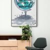 To The World You Are A Mother But To Me You Are The World Print Art, Happy Mother's Day Art, Gift For Her, Mother's Gift - Image 4