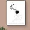 Chaos and Beauty Wall Art, Digital Download, Framed Wall Hanging, Gift for her, Abstract Art, Abstract Art Print, Home Decor - Image 6