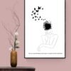 Chaos and Beauty Wall Art, Digital Download, Framed Wall Hanging, Gift for her, Abstract Art, Abstract Art Print, Home Decor - Image 7