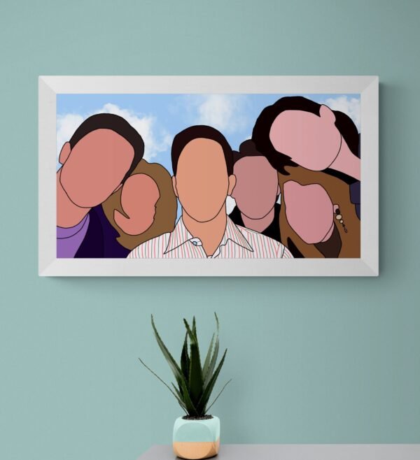 Friends Tv Show Wall Art, Friends Poster, Friends Wall Art, Tv Show Wall Art, FRIENDS Tv Show Art, Friends Gift, Digital Download - Image 9