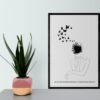 Chaos and Beauty Wall Art, Digital Download, Framed Wall Hanging, Gift for her, Abstract Art, Abstract Art Print, Home Decor - Image 9