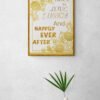 Here's to love, laughter and happily ever after, Anniversary Gift, Couple Wall Art, Digital Download, Wedding Print,  Gift For Him/her - Image 5