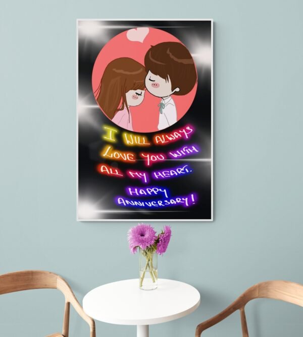 Happy Anniversary Art, Happy Anniversary Printable, Instant Download, Happy Home Anniversary - Image 2