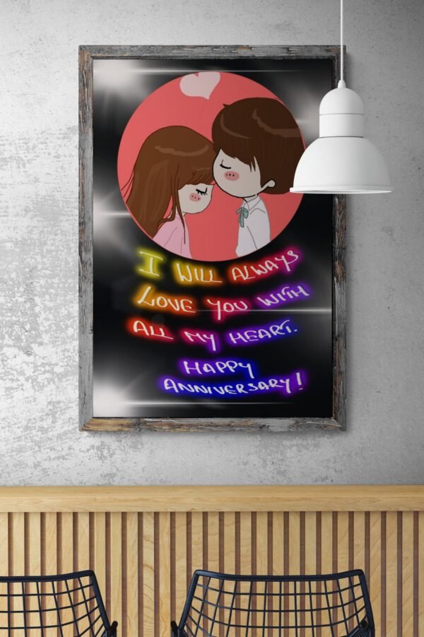 Happy Anniversary Art, Happy Anniversary Printable, Instant Download, Happy Home Anniversary - Image 3